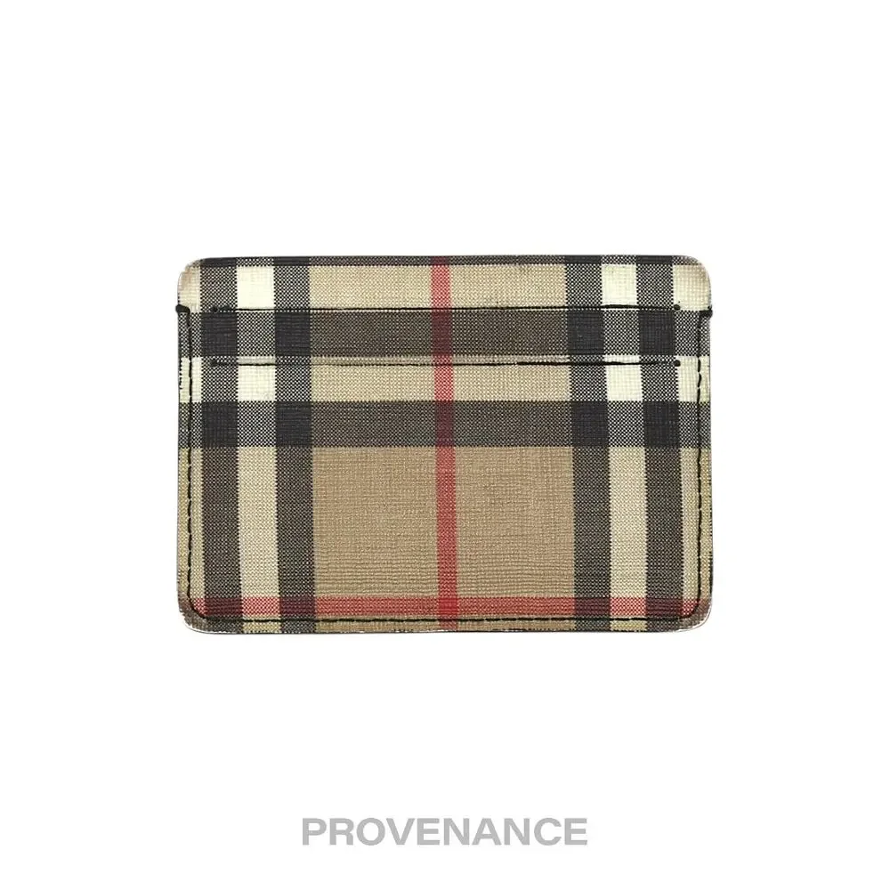🔴 Burberry Card Holder Wallet - Nova Vintage Check